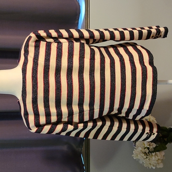 Cabi NWT Striped Cruise Jacket - Size 10 - Picture 5 of 8